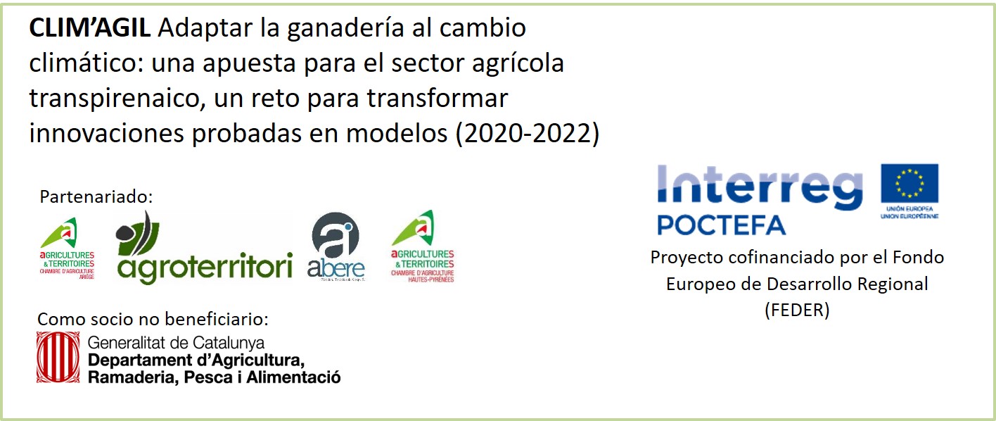 Projecte CLIM\'AGIL 2020-2022 (INTERREG POCTEFA)